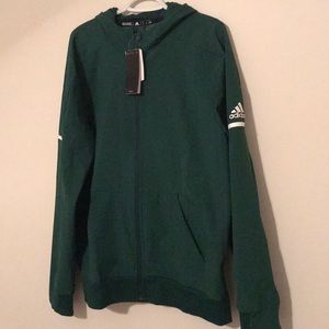 NWT adidas Squad Woven full zip hoodie